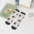 thumbnail image 7 of Pofeuu Cute Swan Print 30cm Socks, Adult Running Hiking Socks for Youth and Adult, 7 of 7
