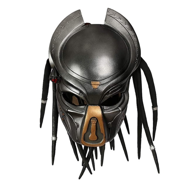Máscara de Halloween Aliens Predators Cosplay de látex para adultos