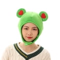 thumbnail image 5 of Sombrero de felpa con forma de rana, disfraz de cosplay, para niños, 5 of 5