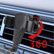 thumbnail image 4 of Soporte para teléfono perfke de ventilación de automóvil 360 giratorio Negro, 4 of 7