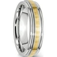 thumbnail image 4 of Cobalt/14K Cobalt 14K Gold Inlay Satin And Polished 6mm Band (Size 7.5) Made In China cc54-7.5, 4 of 5