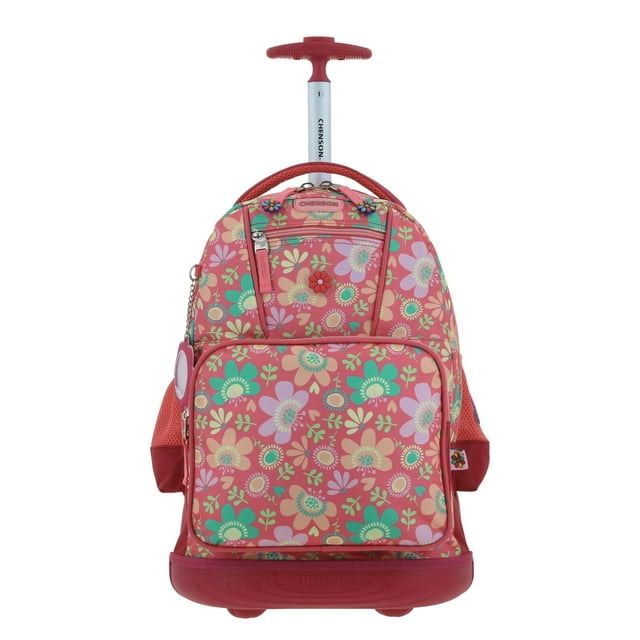 MOCHILA CHENSON GRANDE CON RUEDAS HAPPY GIRL