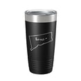 thumbnail image 1 of Connecticut Tumbler Home State Travel Mug Insulated Laser Engraved Map Coffee Cup 20 oz Black, 1 of 5