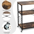 thumbnail image 5 of Yardi Yard Rolling Industrial Kitchen Baker’s Storage Shelf, Bakers Rack Kitchen Storage Shelf for Spices, Pots, and Pans, 5 of 8