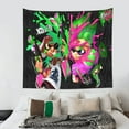 thumbnail image 5 of Splatoon Wall Tapestry Cartoon Poster Wall Hanging Tapestry for College Dorm Living Room Bedroom Decoration 40x60 Inch, 5 of 7