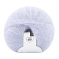 thumbnail image 1 of Hilo de mohair gris para bufandas y chales suaves: suministros para tejer y hacer crochet, 1 of 5