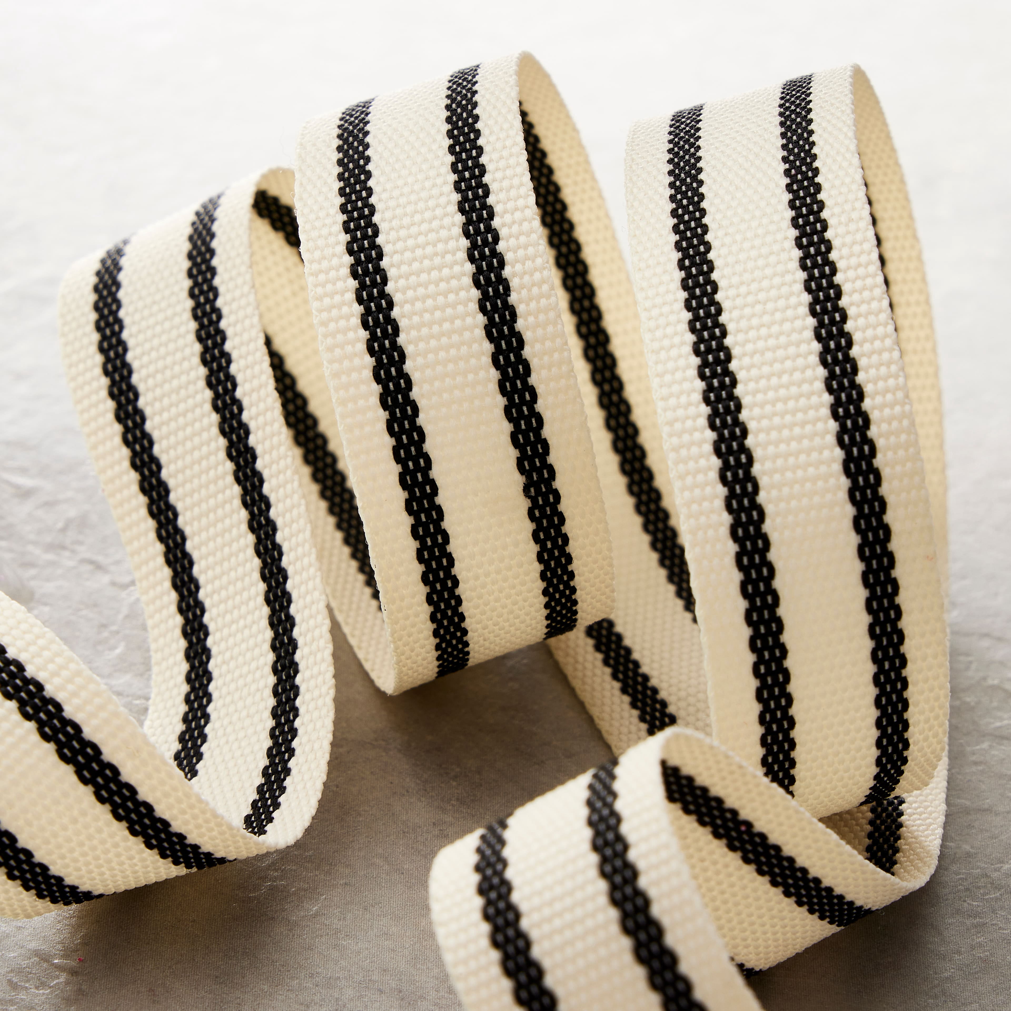 12 Pack: 5/8" x 5yd. Ticking Striped Grosgrain Ribbon by Celebrate It