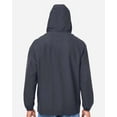 thumbnail image 3 of Harriton M73 Unisex Flex Twill Hooded Jacket-Dark Charcoal-M, 3 of 6