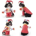 thumbnail image 7 of Small Dog Christmas Costume, Christmas Halloween Pet Clothes, Pet Cosplay Costumes Party Dressing up, Dogs Cats Outfit for Small Medium Dogs Clown XL, 7 of 7