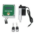 thumbnail image 1 of Ouvre-porte Automatique de Poulailler Kit, Réglage Gratuit Programmable Ouvre-Porte Automatique de Poulailler Câblage Libre Auto Porte de Poulailler Actionneur Linéaire avec 2 Télécommandes, 1 of 8