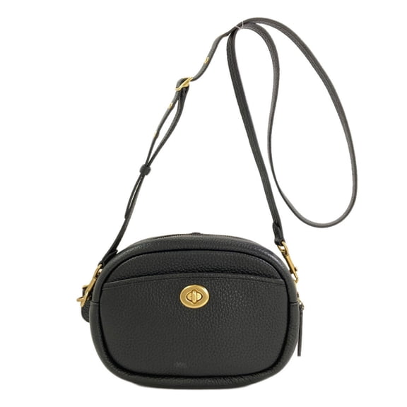Pre-Owned Coach C5809 Camera Bag Shoulder Leather Women's COACH