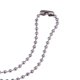 thumbnail image 4 of Colr Redondo De Cadena Del Encintado De Joyería De Bo De Los Hombres De Manera De 2.4mm Para Longitud Los 60cm De Sunnimix Collar de cuentas de acero inoxidable, 4 of 5