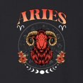 thumbnail image 3 of Wild Bobby Aries the Ram, Fire Spring Equinox March 20 April 19, Constellations Horoscope Zodiac Birthday Birth Month Stone Gift for Men Women Graphic Tee, 3 of 6