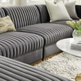 thumbnail image 4 of Sanguine Channel Tufted Performance Velvet 6-Piece Modular Sectional Sofa-EEI-5841-DUS, 4 of 6