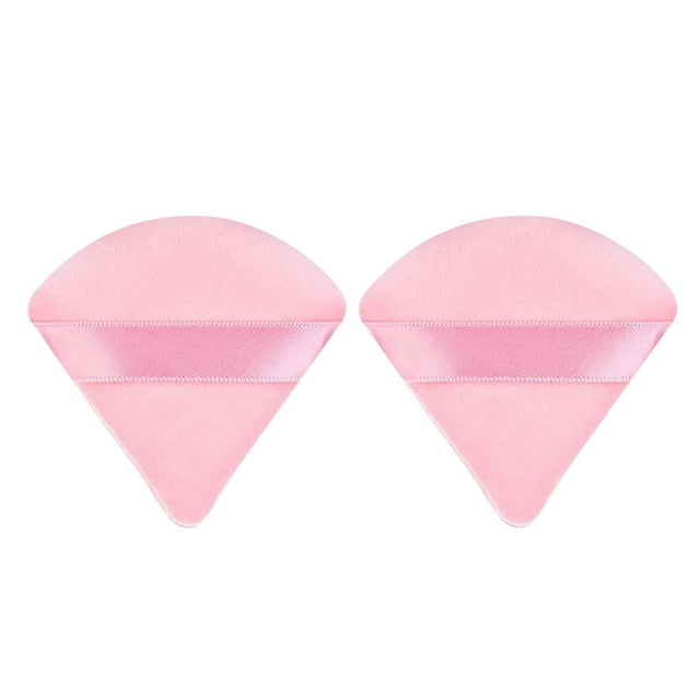 MKHSQHDG Today's Deals Triangular Powder Puff Makeup Dry Powder Loose Powder Setting Powder Puff Makeup Air Cushion Beauty Makeup Tools 2Pcs