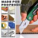 thumbnail image 4 of Juego de navajas utilitarias Stino Heavy Duty con 30 cuchillas, 10 unidades, 4 of 6