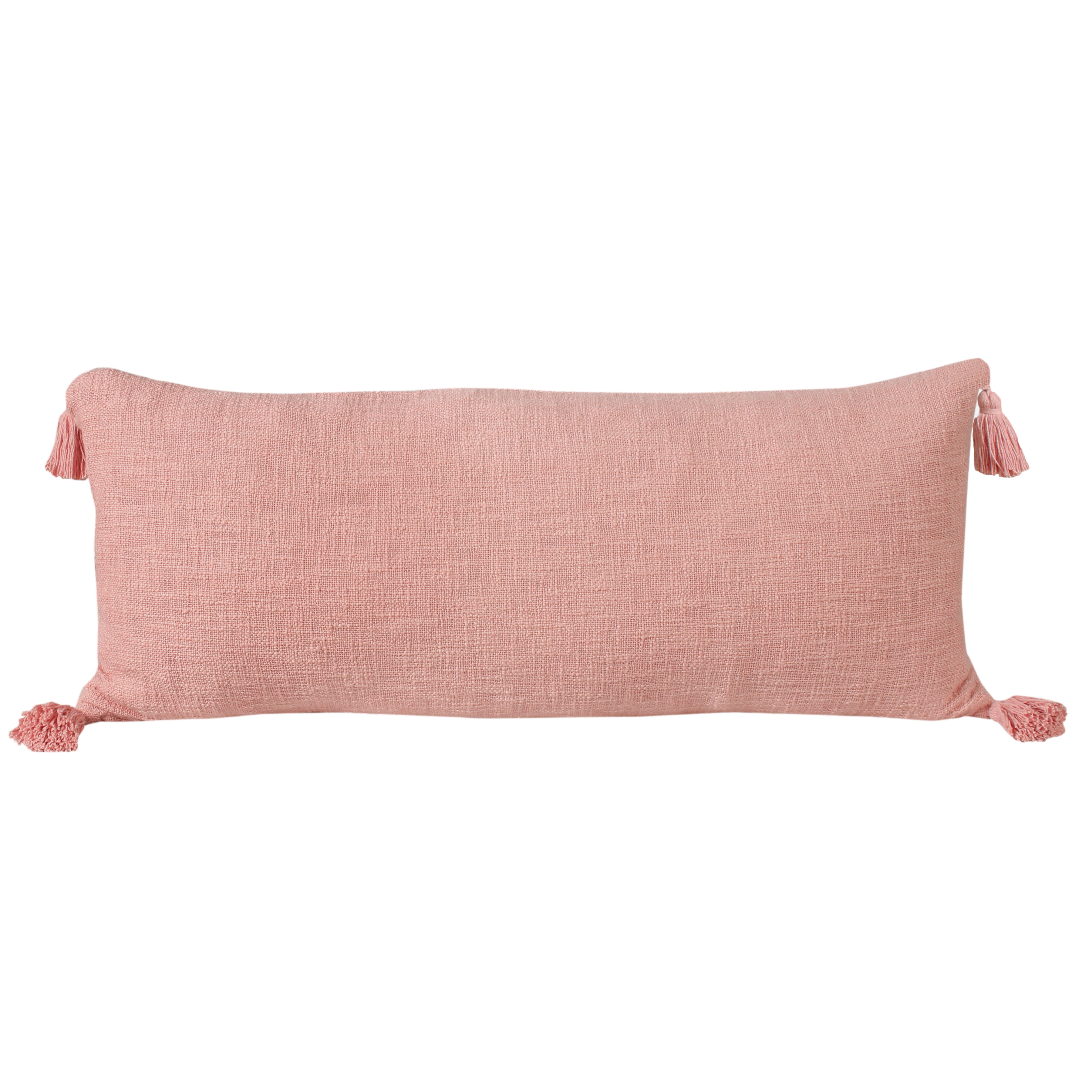 100% Cotton Pillow Braids Embroidery Throw Pillow Zipper Closer Fringes at corners Modern Design Lumber Throw Pillow Livingroom Décor