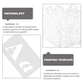 thumbnail image 3 of 40 Pcs Alphabet Stencils Paint Molds Large Template Log Chip, 3 of 8