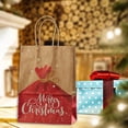 thumbnail image 5 of Farfi 12 llamativas bolsas de regalo navideñas plegables de dibujos animados bolsas de regalo de vacaciones impresas en papel Kraft, 5 of 5