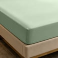 thumbnail image 4 of Disposable Bed Sheet, 71" x 91" Disposable Sheet for Travel Bedding Cover Portable Sheet with Quilt Cover, Bed Sheet and Pillowcase for Travel Business Trip Spa Hotel, Green, 4 of 6