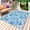 Blue, variant on Tropical Palm Trees Outdoor Rug 3x5 Ft - Reversible Patio Rug Outdoor Camping Rugs, Desert Camels Houses Aloe Vera Black Indoor Outdoor Area Rugs, Non-Slip Outdoor Carpet Runner for Deck/Porch