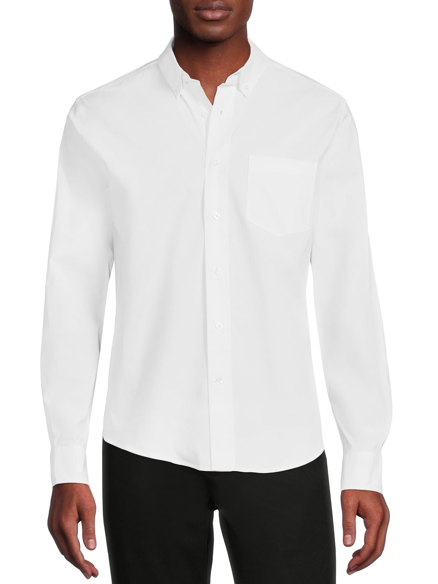 George Men’s Poplin Shirt with Long Sleeves