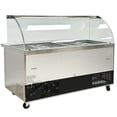 thumbnail image 5 of 72 in. Three-Door Salad Bar Refrigerated Buffet Cold Table 20.6 Cu.Ft. Salad Prep Table, 5 of 12