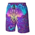 thumbnail image 5 of Naloa Elephant in Tribal Style Men's Beach Shorts, Surfing shorts, Swim trunks, Quick Dry Swim Trunks for Surfing Beach Fun - X-Large, 5 of 9