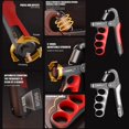 thumbnail image 5 of Fortalecedor de Agarre de Mano de Conteo ElectróNico Ajustable para Hombres Mujeres Adultos RecuperacióN Muscular Fitness Rojo, 5 of 5