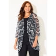 thumbnail image 2 of Catherines Women's Plus Size 2-Piece Cardigan & Tank Twinkle Set, 2 of 5