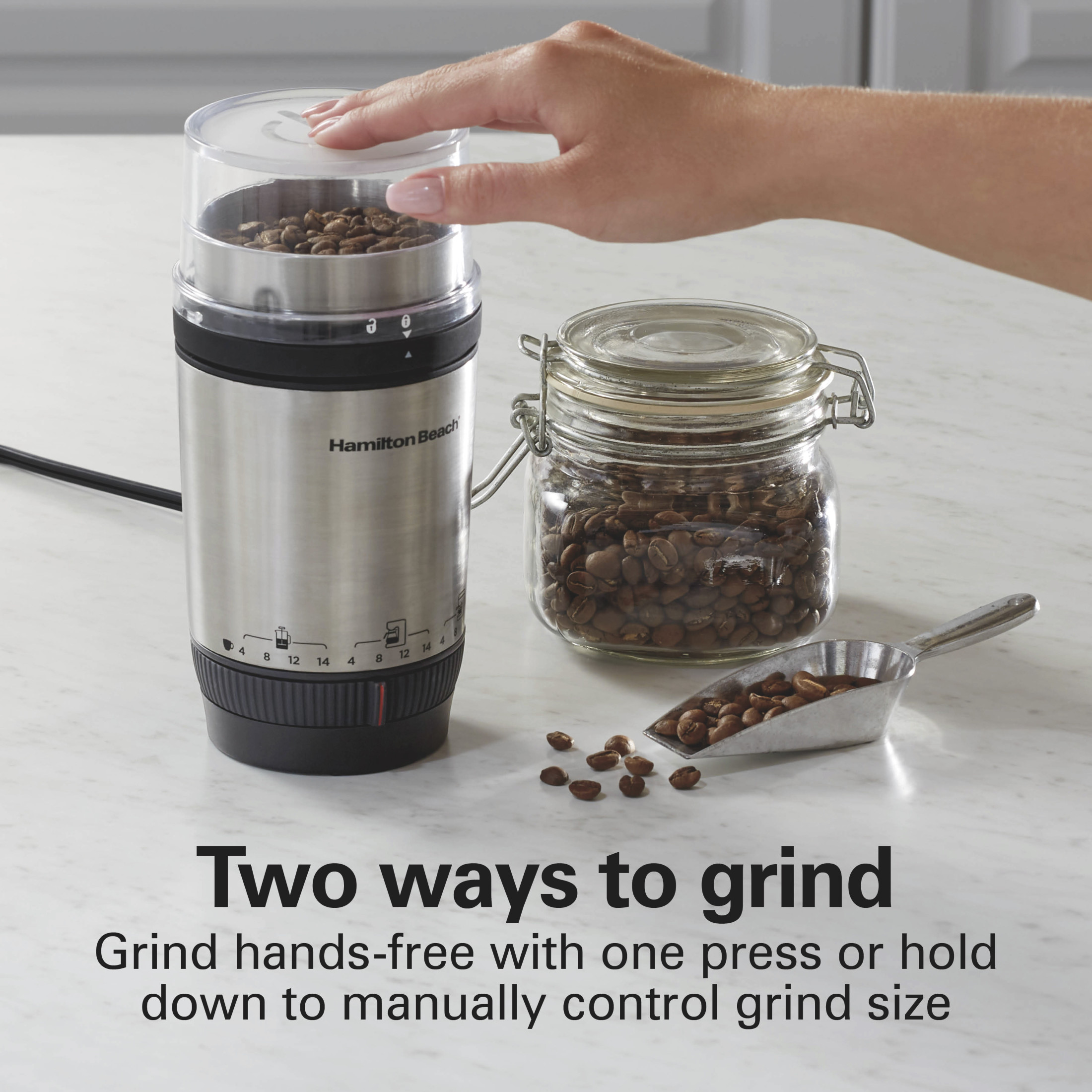 Hamilton Beach Custom Grind Electric Coffee Grinder photo 3
