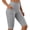 Z06 Gray, variant on Mifsaly Yoga Shorts with Pockets for Women Seamless High Waisted Biker Shorts Gym Cycling Athletic Running Knee Length Leggings XXL