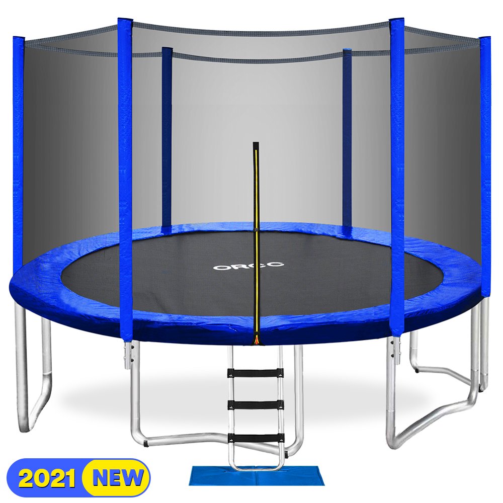 ORCC 12FT Kids Trampoline, TÜV Certificated Yard Trampoline with all