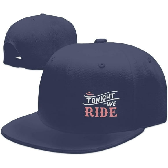 Tonight We Ride Hat Fashion Trucker Hat Flat Brim Baseball Caps