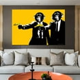 thumbnail image 4 of Wall Art Painting on Canvas Funny Monkey Banana Gun Wall Decor Novel Monkey Painting For Livingroom Bedroom Decoration Framed Painting Ready to Hang, 4 of 7