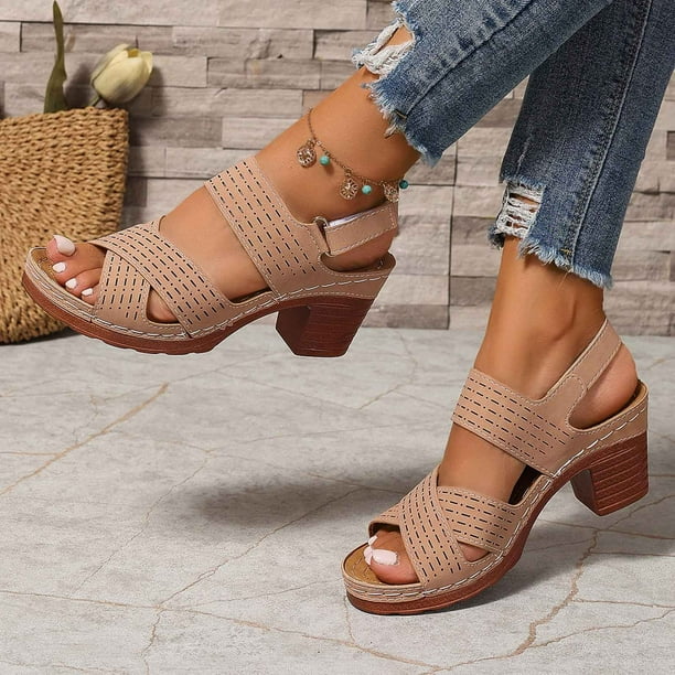 MKLEKYY Sandalias Casuales para Mujer, Zapatos de Playa, Zapatillas para Mujer, Sandalias Planas para Vacaciones En La Playa 919