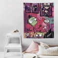 thumbnail image 5 of Invader Zim Comedy Tapestry Luxury Wall Hanging Tapestries Decoration For Living Room Bedroom Dormitory Mural Blanket Wall Art Tapestry, 5 of 8