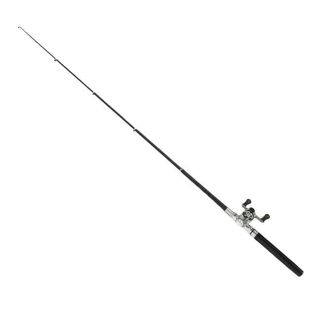 Varilla de Pescado de Bolsillo Portátil Pen, Varilla Telescópica de Fibra de Vidrio Liviana, Mini Cebo de Cebo de Lubina Caña de Pesca