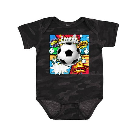 

Inktastic Soccer Superhero Gift Baby Boy or Baby Girl Bodysuit
