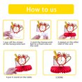 thumbnail image 3 of Honeycomb Centerpieces, Unique Design Thick Cardboard Double-Sided Printing Table Decorations For Teacher Appreciation, 9 Pieces Back To School Party Supplies In Various School-Themed Designs, 3 of 5