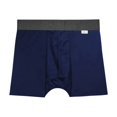 thumbnail image 3 of Bóxer Zaga para Hombre, Azul Largo Microfibra 2 Piezas Talla EG, 3 of 4