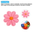 thumbnail image 4 of Uxcell Flower Iron-on Patches Embroidered Sew Flower Patch for Clothing Repair Backpack 3.54x3.54" 30 Pcs Pink, 4 of 7