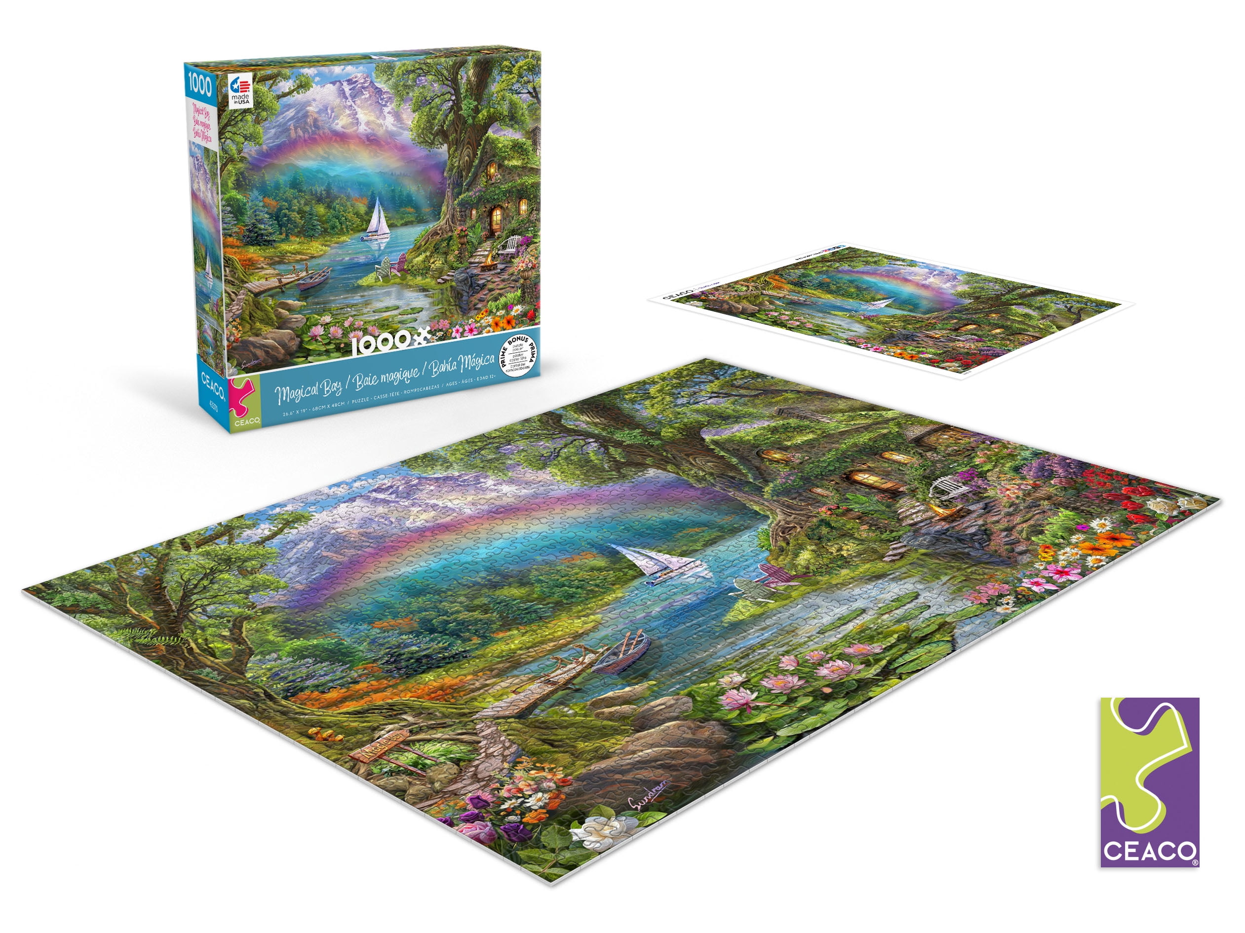 Ceaco 1000 Piece Magical Bay (Steve Sundram) Interlocking Jigsaw Puzzle