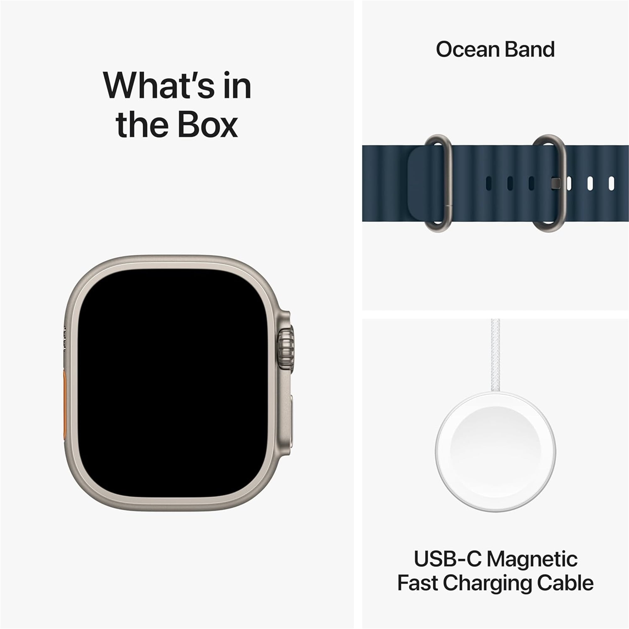 Apple Watch Ultra 2nd Gen (GPS + Cellular) 49mm Blue Titanium Case with Blue Ocean Band