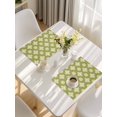 thumbnail image 5 of Sage Green Floral Placemats Set of 4, Spring Flowers Modern Abstract Art Farmhouse Placemats for Dining Table, Place Mats for Kitchen Tabletop, Waterproof Wipeable Dining Table Mats Set, 5 of 9
