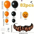 thumbnail image 3 of Halloween Balloon Arch Balloons Party Pumpkin Bat Themed Celebration, 3 of 6