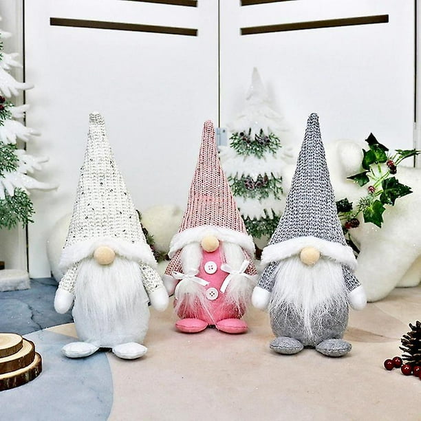 Muñeco navideño sin adornos faciales XianweiShao nacimiento de Dios adornos navideños
