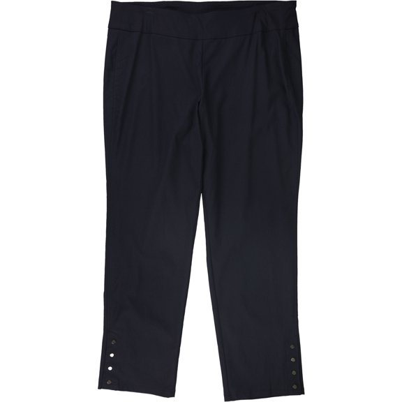 Charter Club Womens Ankle Snap Casual Trouser Pants, Blue, 22W