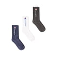thumbnail image 7 of Champion Men’s Crew Socks 3 Pack – Half Terry Cushion, Moisture-Wicking, Arch Support, Stretch Comfort, Sizes 6–12.5, 7 of 7