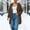 b-Brown, variant on Long Hoodies for Women, Zipper Fashion Long Sweatshirts with Pocket, Oversized Fleece Casual Fall Jackets
